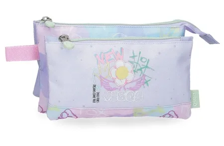 Enso New Vibes prazna pernica sa 3 pregrade - Ljubičasta ( 97.943.21 )