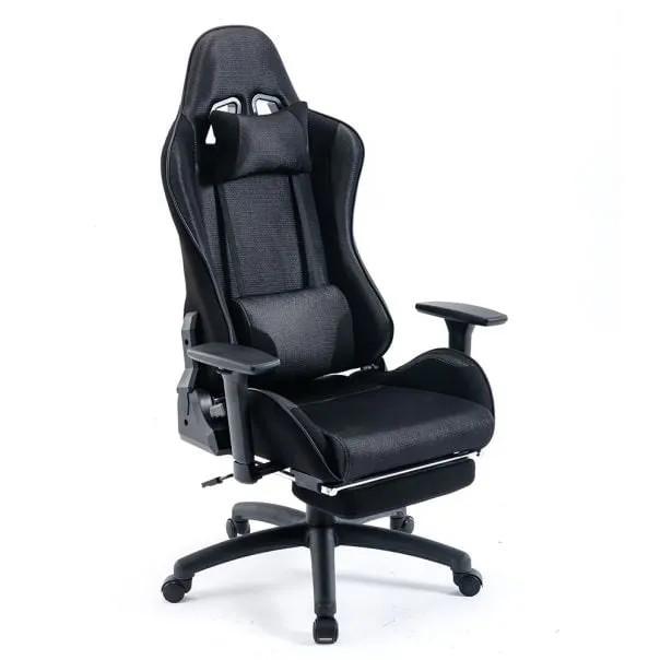 ePlayGame HC-4036BL Gejmerska stolica crna štof