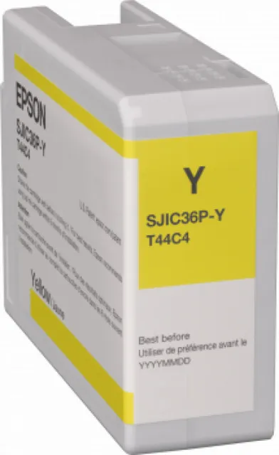 Epson Ink cartridge yellow C13T44C440 SJIC36P(Y) (80ml)
