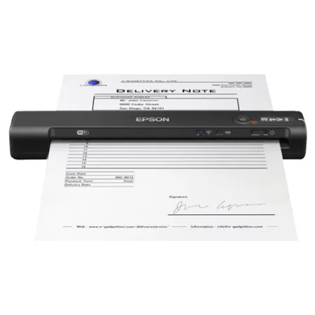 Epson scanner WorkForce ES-60W, portable, A4, 4 s/page, WiFi, USB, baterija ( B11B253401 )