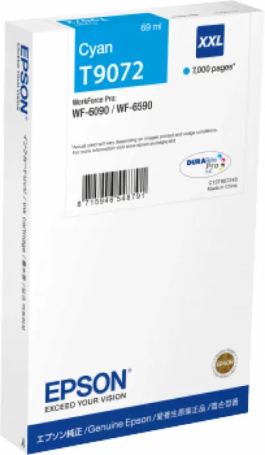 Epson T9072 XXL cyan ink cartridge