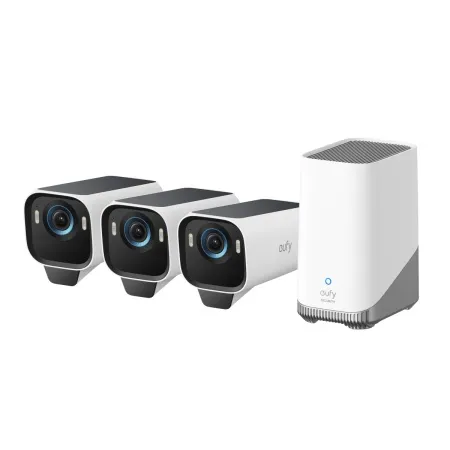 Eufy anker s3 pro 3-cam kit - black+white