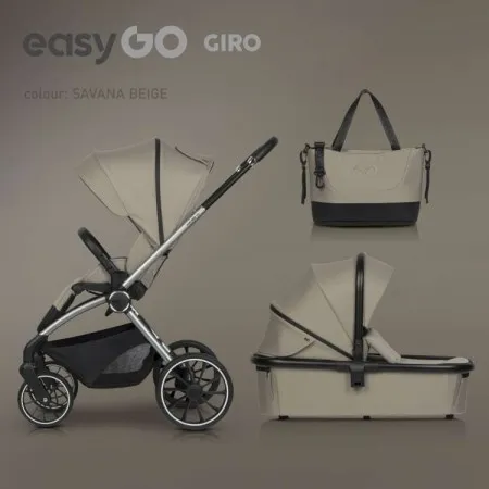 Eurocart easy go giro 2u1 kolica za bebe savana beige ( W/EA/GIRO/SB )