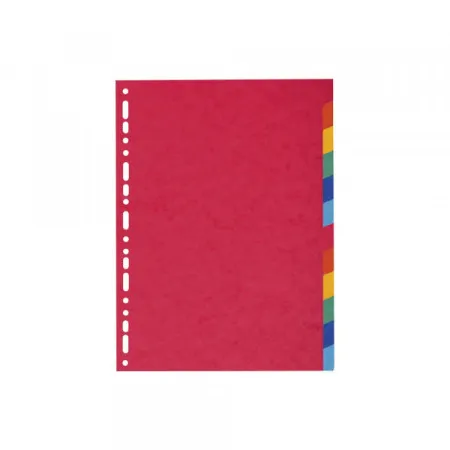 Exacompta pregradni karton A4 Exacompta 2012E color 1/12 ( 6977 )