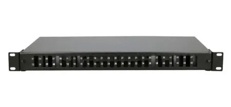 Extralink patch panel 24 duplex SC/ 48 porta sa kasetom, bez modula, crni ( 2277 )