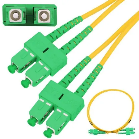 Extralink Patchcord SC/APC-SC/APC SM G.657A1 Duplex 3.0mm 1.0m ( 5717 )