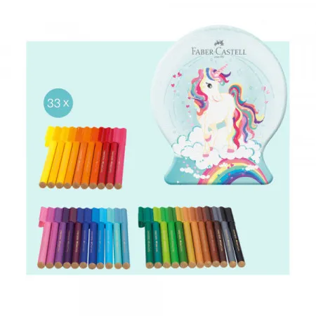 Faber Castell flomaster set 1/33 connector unicorn met. kut. 155544 ( G200 )