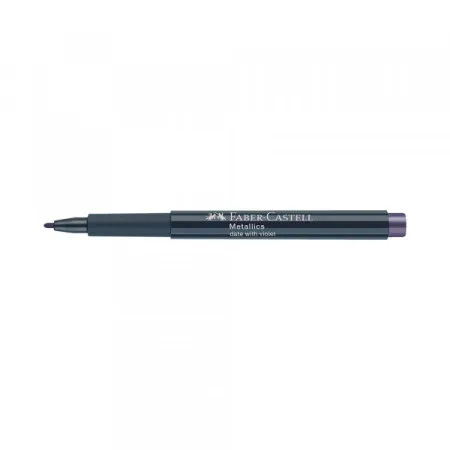 Faber Castell permanent marker metalics col 236 Date of violet 160736 ( E615 )