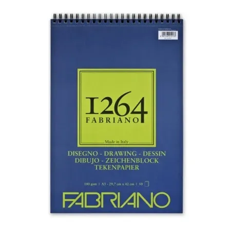 Fabriano 1264 drawing blok za crtanje sa spiralom a3 180g 50 lista ( 190009 )