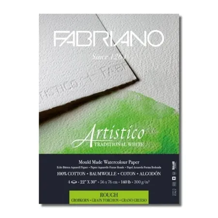 Fabriano artisticotraditionalwhite akvarel papir 56x76 300g ( 190045 )