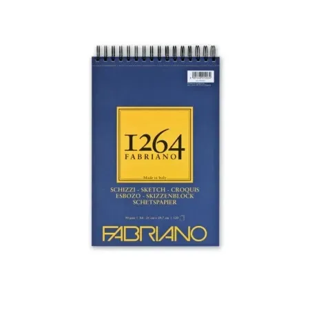Fabriano schizzi blok za skiciranje sa spiralom horizontalni a4 90g 120 lista ( 190025 )