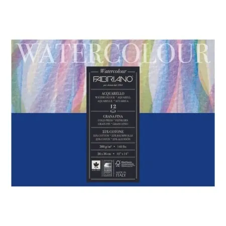 Fabriano watercolour akvarel blok 26x36 300g 12 lista ( 190039 )