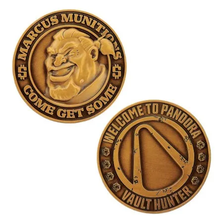 Fanattik Borderlands - Marcus Munitions Limited Edition Coin ( 075075 )