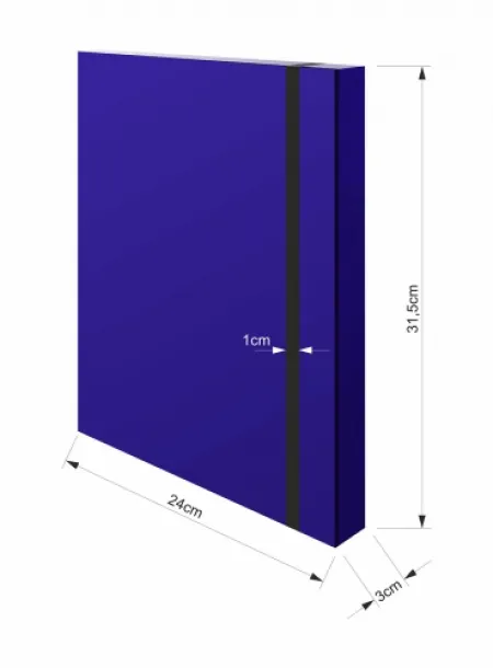 Fascikla sa gumom 3d box plava 1391 op* ( 1391 )