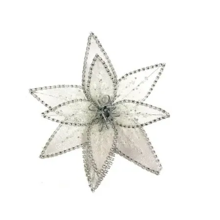 Festa blossom novogodišnji cvet srebrna 22cm ( 780605 )
