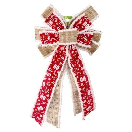 Festa deco bow 20 novogodišnja dekoracija mašna hoho 28 x 48cm ( 715552 )