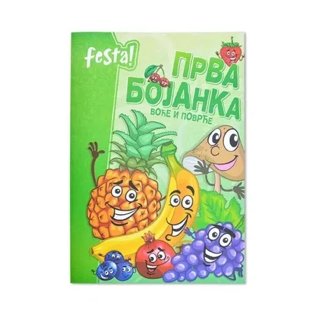 Festa first coloring bojanka voće i povrće a4 ( 718053 )