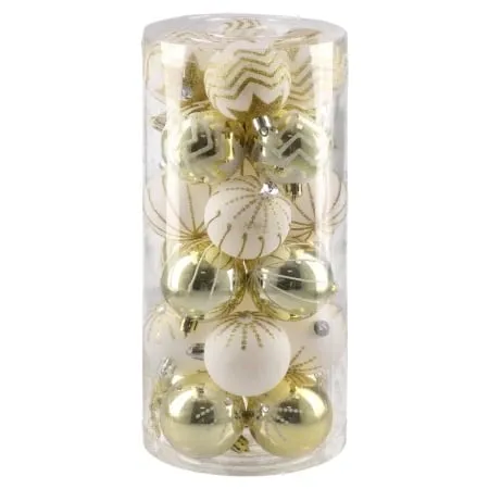 Festa icy set novogodišnje kugle set srebrna 6cm 24k ( 780272 )