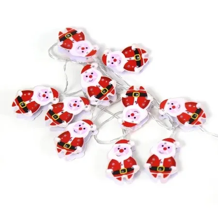 Festa lamput novogodišnje lampice 10led deda mraz ( 741105 )