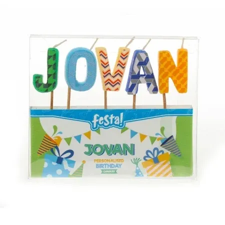 Festa natalis rođendanska svećica - odaberite ime jovan ( 724157 )