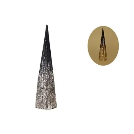 Festa shiny cone jelka svetlucava crna 80cm ( 760012 )