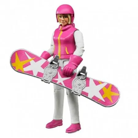 Figura žena na snowboard-u ( 604202 )