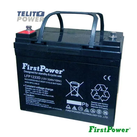 FirstPower 12V 33Ah LFP1233D terminal T9 ( 3320 )
