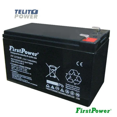 FirstPower 12V 7Ah FP1270HR terminal T2 ( 3321 )