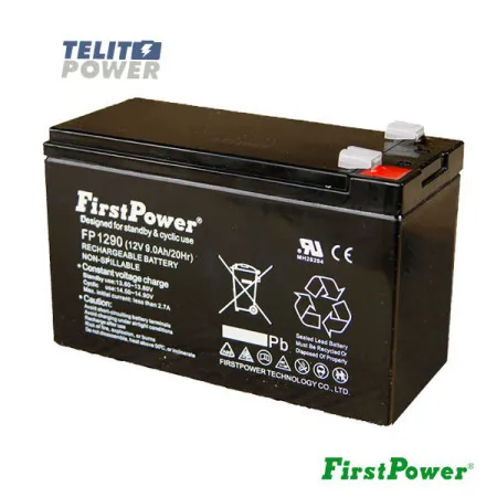 FirstPower 12V 9Ah FP1290 terminal T2 ( 3318 )