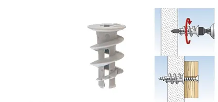 Fischer plasticni Tipl za gips karton - puž GK ( 503-040 )