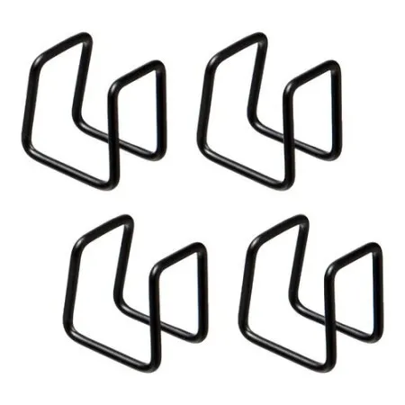 Five spojnice za police set 4 kom 3x2,5x3,5cm metal crna ( 173696 )