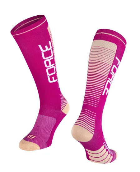 Force čarape compress, ljubičasto-kajsija l-xl / 42-47 ( 9011910 )