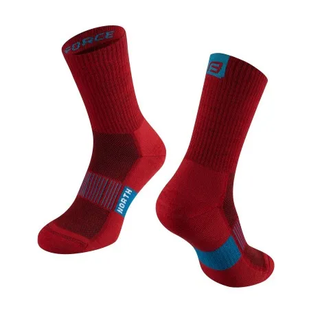 Force čarape force north, crveno-plava l-xl / 42-47 ( 9011941 )
