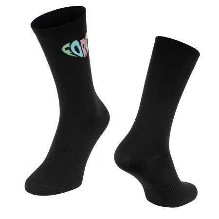 Force čarape in heart duže, crne l-xl/42-46 ( 90085869 )