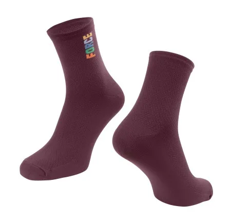Force colour kraće, bordo s-m/36-41 čarape ( 90085858 )