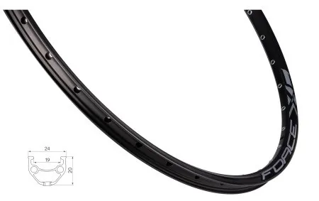 Force felga xc basic disk 584x19 32 rupa crna ( 7023831 )