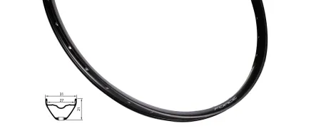 Force felga xc disc 584x27, 32h, crna ( 7021991 )