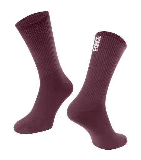 Force longer slim, bordo s-m/36-41 čarape ( 90085884 )