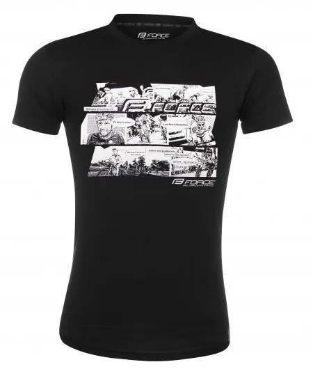 Force majica cool comics kratki rukav, crna xs. ( 90777-XS )