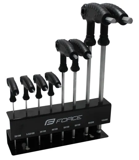 Force set od 8 t šestougaonih (imbus) ključeva force 2-10mm sa stalkom ( 89510 )