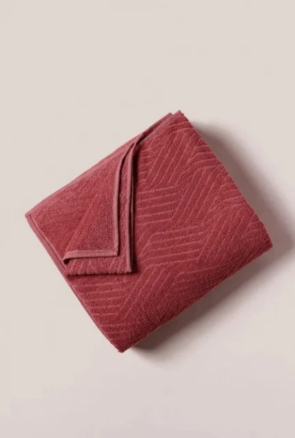 Frotir prekrivač 200x210 talas-roze ( 51-rozet )