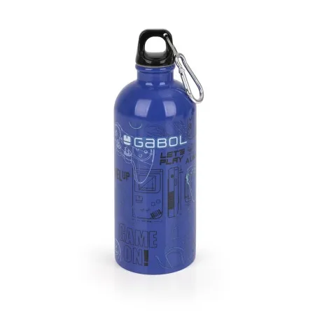Gabol Aluminijumska boca za vodu sa zakačkom 7x21 cm 600ml Gaming ( 16ADG236648 )