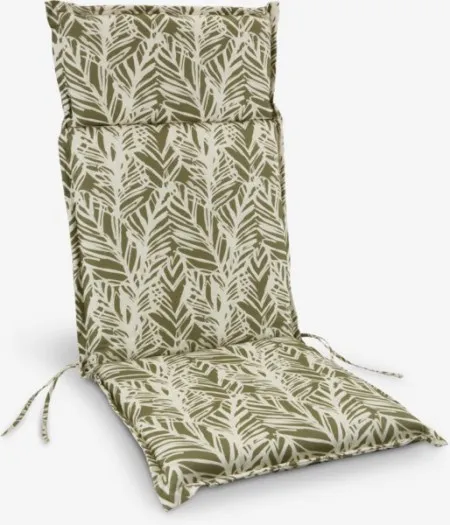 Garden cushion recliner chair