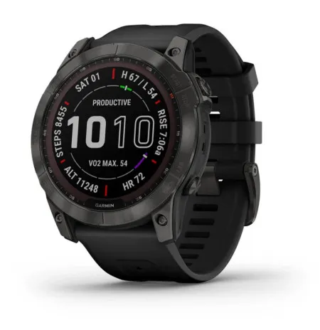 Garmin fenix 7x sapphire smartwatch solar gray ( 010-02541-11 )
