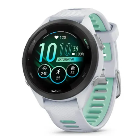 Garmin forerunner 265s whitestone smartwatch ( 010-02810-14 )