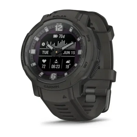 Garmin instinct crossover smartwatch solar blue ( 010-02730-02 )