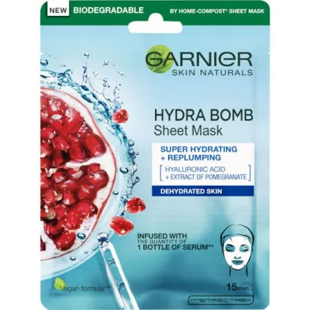 Garnier Skin Naturals Tissue Mask Moisture + Aqua Bomb Maska za lice 28g ( 1003017606 )