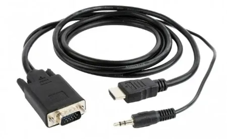 Gembird a-hdmi-vga-03-6 hdmi-vga + audio 1,8m kabl cablexpert
