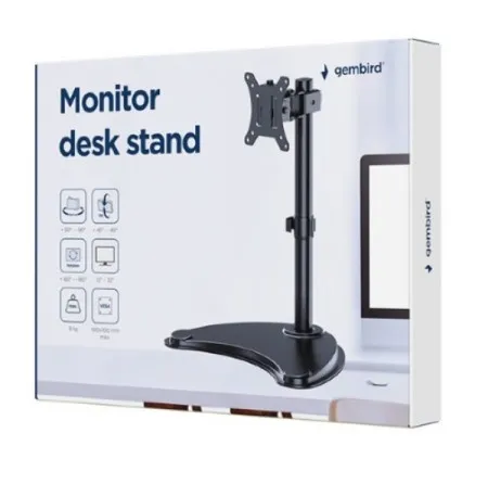 Gembird MS-D1ST-04 Stono postolje za monitor (rotiranje, naginjanje, okretanje), 13-32inc, max 8KG