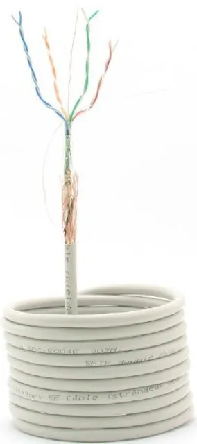 Gembird SPC-5004E SFTP cat.5E Indoor licnasti CU 305m Grey